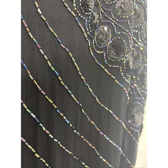 Creative Creations 100% Silk Dress Beads & Sequins Beautiful Medium - Picture 10 of 16